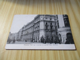 CPA Paris (75).Rue Du Louvre & Hôtel Des Postes - Carte Animée. - Andere & Zonder Classificatie