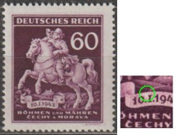 25/ Pof. 102; Retouch, Stamp Position 74, Print Plate 3 - Ungebraucht