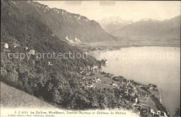 11733344 Chillon Chateau Et La Colline Montfleuri Territet Veytaux Montreux - Other & Unclassified