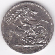 5 Shillings 1951 Festival Of Britain, George VI, Copper-nickel, Position B . KM# 880 - Autres & Non Classés