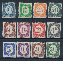 AC-310: FRANCE:   France Libre Taxes N°1/12* - War Stamps