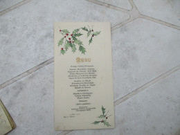 MENU  DECOR HOUX 19O6 GRAND HOTEL - Menus