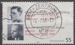 Deutschland Mi.Nr.2590  100. Geburtstag Von Claus Schenk Von Stauffenberg - Used Stamps