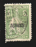 ACR0599- AÇORES 1918_ 21 Nº 168- USD - Azores