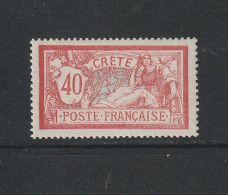 Greece Crete French Post Office 1902 - 1913 Crete Issue 40c MNH W1102 - Unused Stamps