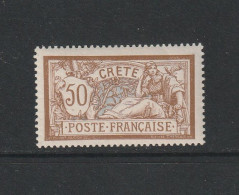 Greece Crete French Post Office 1902 - 1913 Crete Issue 50c MNH W1103 - Nuevos
