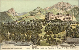 11732974 Caux VD Le Grand Hotel Les Rochers De Naye Et La Dent De Jaman Caux - Sonstige & Ohne Zuordnung