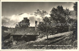 11732960 Dents Du Midi Vues Des Alpes Vaudoises Chalet Dents Du Midi - Andere & Zonder Classificatie