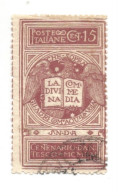 (REGNO D'ITALIA) 1921, MORTE DANTE ALIGHIERI - Serie Di 3 Francobolli Usati, Annulli Da Periziare - Usados