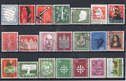 1952/56 Repubblica Federale Tedesca Germania RFT LOTTO USATO - Oblitérés