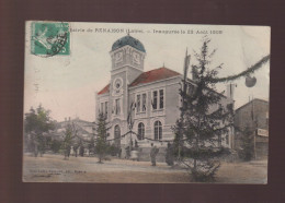 CPA - 42 - Mairie De Renaison - Inaugurée Le 22 Août 1909 - Colorisée - Animée - Circulée En 1909 - Sonstige & Ohne Zuordnung