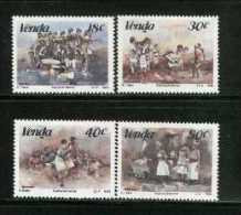 VENDA, 1989, MNH Stamp(s), Traditional Dances,  Nr(s)  187-190 - Venda