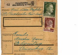 ALLEMAGNE  Bordereaux D'expedition - Storia Postale