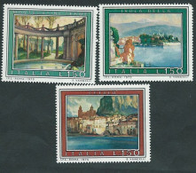 Italia 1975; Turistica: Cefalù, Isola Bella, Montecatini Terme. Serie Completa. - 1971-80: Mint/hinged