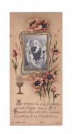 Vierge à L'Enfant, Anges, Fleurs, Pavots Et Eucharistie, éd. H. Marin N° 3627 - Images Religieuses