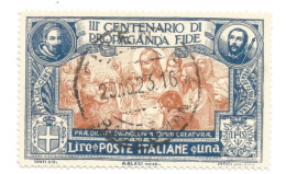 (REGNO D'ITALIA) 1923, PROPAGANDA FIDE, 1L - Francobollo Usato, Annullo Da Periziare (CAT. SASSONE N.134) - Usati