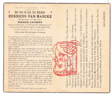 DP Henricus Van Marcke ° Stekene 1872 † Klein-Sinaai 1944 Laureys Meuleman V Hooste De Weigheleire Struyt Dullaert Noens - Images Religieuses