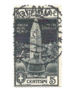 (REGNO D'ITALIA) 1912, CAMPANILE DI SAN MARCO A VENEZIA - Serie Di 2 Francobolli Usati, Annulli Da Periziare - Used