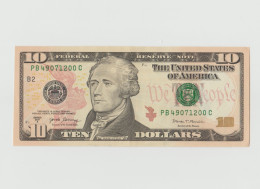 Etats Unis Billet De 10 $ Dollar Neuf Séries 2017 A - B2 New York - Hamilton - Billetes De La Reserva Federal (1928-...)