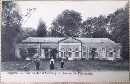 ENGHIEN EDINGEN Parc Du Duc D’Aremberg L’ Orangerie CPA PK édit Rebts Sœurs Postée En 1903 - Edingen