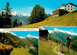 73514996 Brandberg Tirol Berggasthaus Steinerkogelhaus Alpenpanorama Zillertaler - Sonstige & Ohne Zuordnung