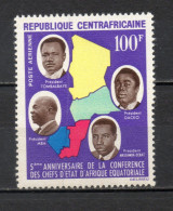 CENTRAFRIQUE PA N° 27   NEUF SANS CHARNIERE COTE 2.20€  PRESIDENT CHEFS D'ETAT D'AFRIQUE - Central African Republic