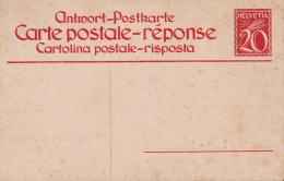 1926, Ganzsache Antwort - Postkarte ** Zum: 48 20 Cts. Rot - Ganzsachen