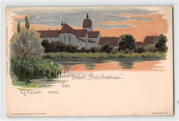39112007 - Kuenstlerkarte Insel Reichenau, Bodensee Ungelaufen  Gute Erhaltung. - Konstanz