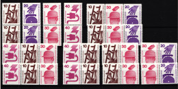 Berlin 403-404, 406-407 Postfrisch C-D Kombinationen #HW843 - Altri & Non Classificati