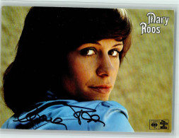 10532307 - Schlagersaenger R Mary Roos, Autogramm - Gute - Sänger Und Musikanten