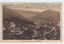 39008507 - Wernigerode Mit Kuesters Kamp Gelaufen 1925. Gute Erhaltung. - Wernigerode