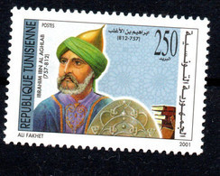 2001 - Tunisie -  Tunisiens Célèbres - Vêtements Traditionnels -  Ibrahim Ibn Al Aglab - 1v.MNH** - Textile