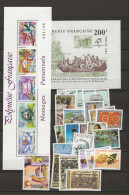 1989 MNH Polynesie Française Year Collection Postfris** - Années Complètes