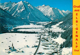 73513315 Elbigenalp Winterlandschaft Wetterspitze Sonnenkogeln Rotschrofenspitze - Sonstige & Ohne Zuordnung