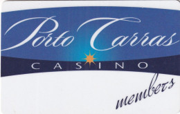 GREECE - Porto Carras, Casino Member Card, Used - Carte Di Casinò