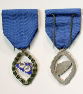 Médaille De Société_BE_006_CGSLB_version Argent_Centrale Générale Des Syndicats Libéraux De Belgique_20-17 - Professionali / Di Società