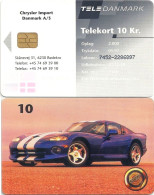 Denmark - Tele Danmark - (chip) Chrysler (Medlemskort Card 2013) - 12.1998, 10kr, 150ex, Mint No Blister - Dänemark