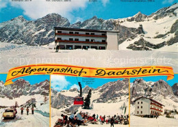 73512825 Ramsau Dachstein Steiermark Alpengasthof Dachstein Bergstation Hunerkog - Autres & Non Classés