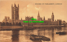 R609983 London. Houses Of Parliament. Postcard - Otros & Sin Clasificación