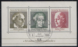 Deutschland Block 5 - 50 Jahre Frauenwahlrecht - Used Stamps