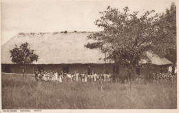 Hualondo School Room Angola Africa Antique Postcard - Sin Clasificación