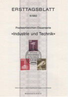 Germany 1982-06 Industrie Und Technik Farbfernsehkamera, Brauanlage, Brewing Equipment, Beer Bier, Train Railway, Berlin - 1981-1990