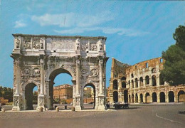 AK 216883 ITALY - Roma - Colosseo E Arco Di Constantino - Colisée