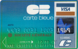 FRANCE - Societe Generale Bank Classic Visa, 01/86, Used - Tarjetas De Crédito (caducidad Min 10 Años)