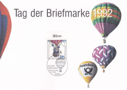 BRD,1992, Erinnerungsblatt Mit Nr.1638, "Tag Der Briefmarke" - Lettres & Documents