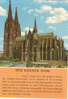 Germany. Koln Am Rhein. Dom - Sudseite. Illustrated View Posted Postcard - Koeln