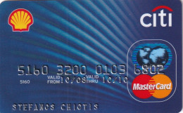 GREECE - Shell, Citibank MasterCard, 03/08, Used - Tarjetas De Crédito (caducidad Min 10 Años)