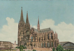 Germany. Koln Am Rhein. Dom - Sudseite. Illustrated View Posted Postcard - Koeln