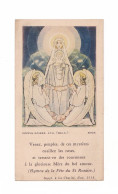 Hymne De La Fête Du Saint Rosaire, Vierge à L'Enfant Et Anges, Supplément à La Charité Nov. 1938, Coppin-Goisse 4512A - Images Religieuses