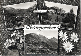 SALUTI DA CHAMPORCHER (AOSTA) ED.BRUM - VEDUTINE - VG FG - C0388 - Aosta